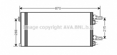 AVA QUALITY COOLING cna5246d -  Конденсатор, кондиционер